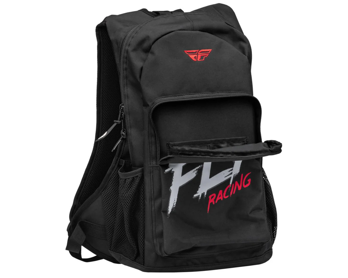 Fly Racing Jump Pack Backpack (Black/White) (35L) - view 3